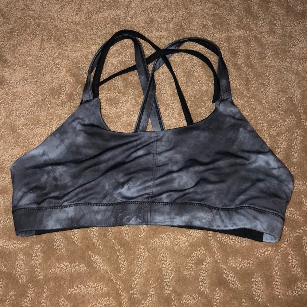 Tie dye sports bra